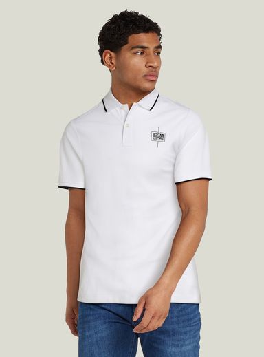 Polo Chest Logo Striped